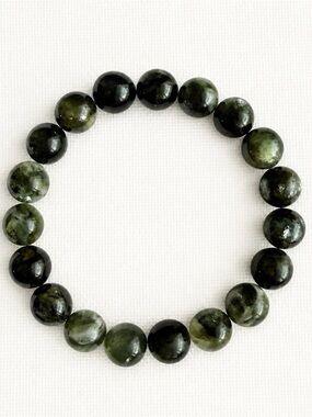 Bombshell Beads Kambaba Jasper 10mm Gemstone Stretch Bracelet